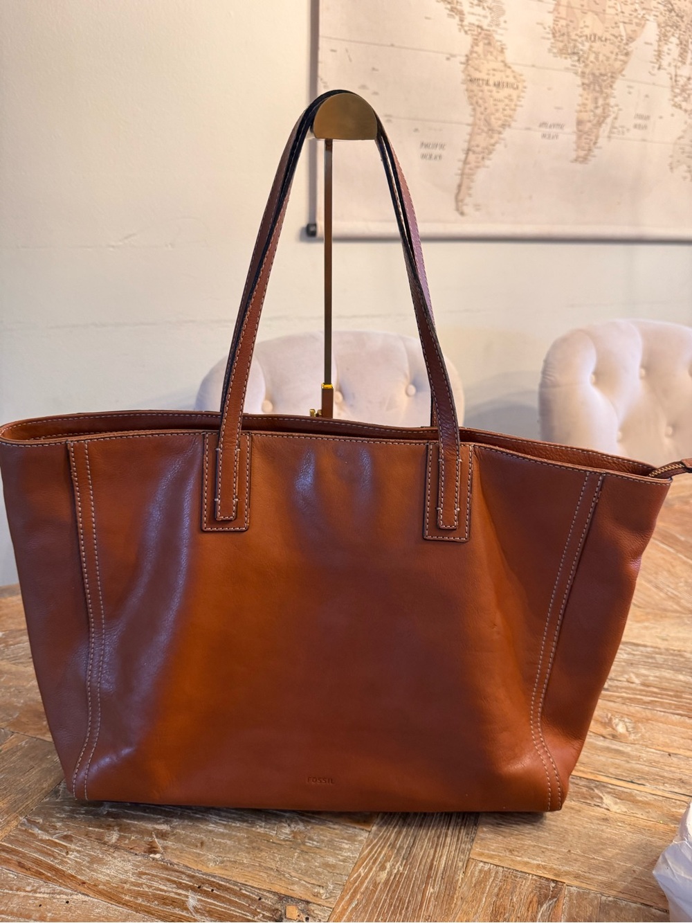 Fossil Rachel Leather Tote - Picture 2 of 8